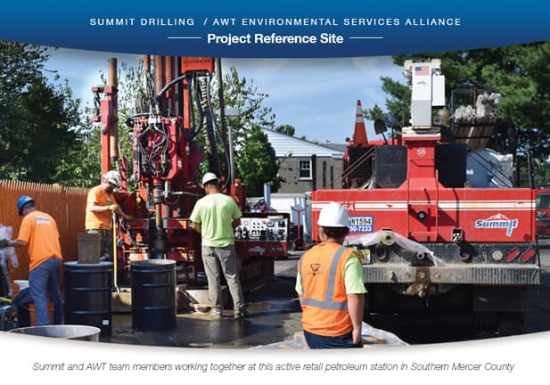 Summit Drilling and AWT Environmental Services have a proven-effective site remediation solution that provides environmental consultants with unequaled efficiency and results