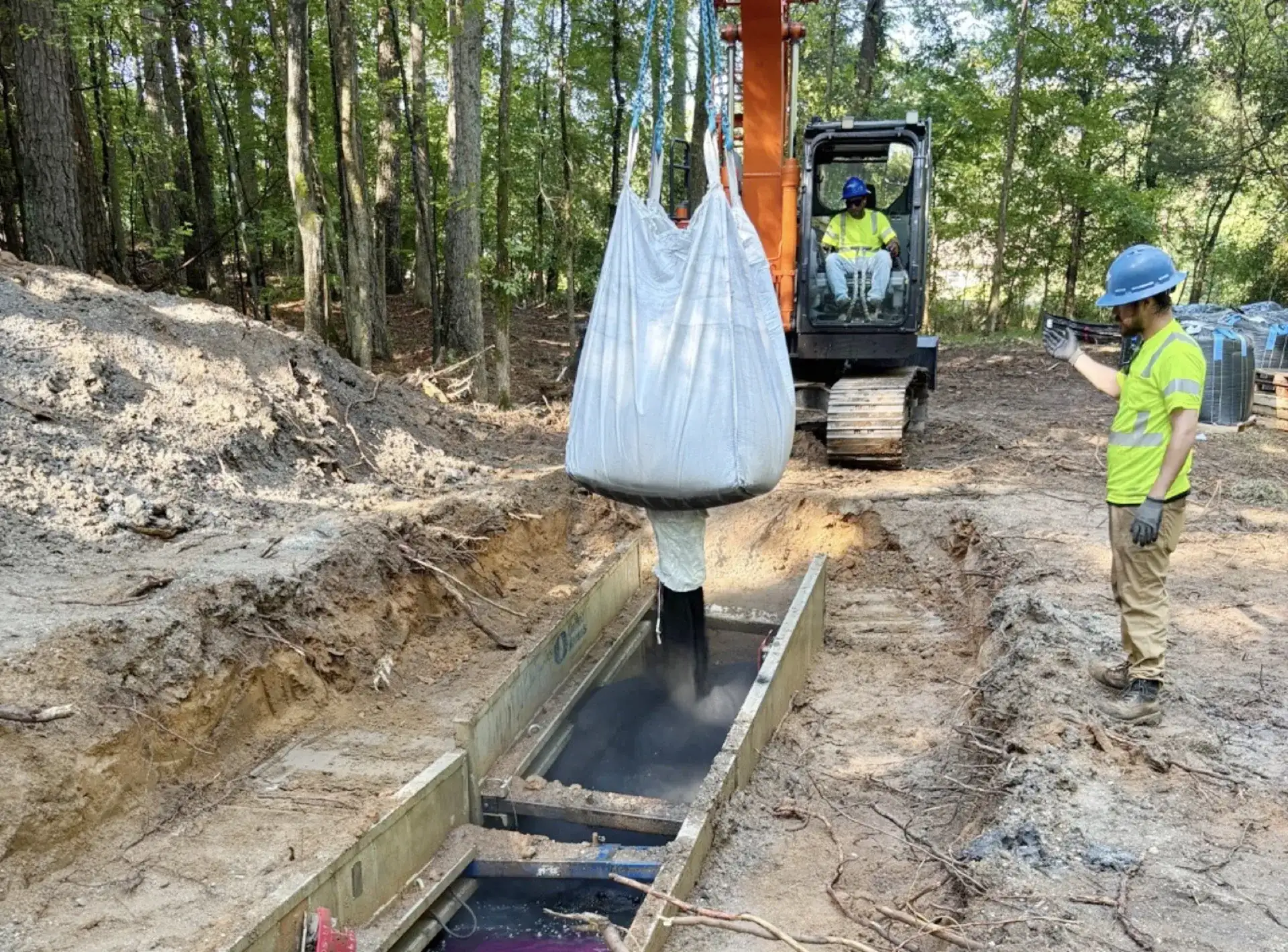 Permeable Reactive Barrier (PRB) Installation